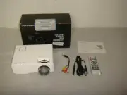 DBPOWER RD-810 LED MINI PORTABLE PROJECTOR WHITE