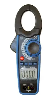 CEM DT-3348 240KW 1K Amp Clamp-on AC/DC Current Voltage Watt Frequency Ohm Meter