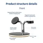 For Apple/Android Phone+Apple Watch+AirPods1/2/Pro Wireless Charger Phone Holder