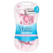 Gillette Venus Sensitive Disposable Razors X 3