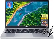 acer Aspire 3 Touchscreen Laptop, 15.6" FHD IPS Display, AMD Ryzen 5 7520U (Beat i7-1255U), 16GB DDR5 RAM, 512GB SSD, Wi-Fi 6, for Student and Business, Windows 11 Home, with Laptop Stand