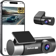 Dash Cam Front and Rear 2.5K+1080P, Dash Camera for Cars, Included 32GB Card, Bu