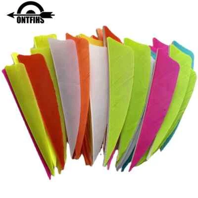 50PCS 3 Inch Shield Archery Arrow Turkey Feathers Fletching RW For Hunting