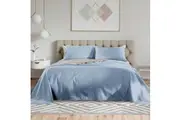 Royal Comfort Kensington 1200TC 100% Egyptian Cotton Stripe Bed Sheet Set (Chambray)