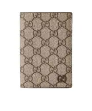 Gucci GG Supreme Passport Case One size Beige/ebony
