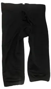 Football Pants Youth XLG 28” Blk 5 Belt Slotted(No Pad Incl)By Johnny Mac’s NEW