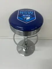 NEW SOUTH WALES BLUES STATE OF ORIGIN PREMIUM BAR STOOL ADJUSTABLE HEIGHT