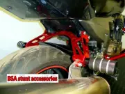 Kawasaki Z750 2003-2006 CNC subcage stunt Passenger Pegs BSA