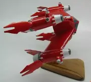 Red Baron Starfury Babylon-5 Spaceship Desktop Wood Model Regular Free Shipping