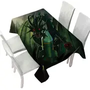 Scary Fantasy Art Doom Dragon Tablecloth