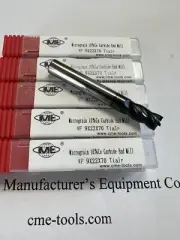 5pcs 9mm Metric Carbide End Mills 9x22x70mm Tialn Coated 4 Flt S/E #1006-TN-M09