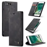 CaseMe iPhone 7 Plus 8 Plus Classic Folio Case Cover Apple iPhone 7+8+ [Black]