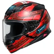 Shoei RF-1400 Fortress TC-1 Snell M2020D and DOT Motorcycle Helmet