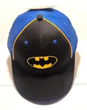 DC Comics Batman Ball Cap Youth/Teens Hat Adjustable Hook/Loop OSFM 100% Cotton