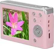 4K Digital Camera for Photography 50MP, Auto Focus & 16X Digital Zoom Point and Shoot Camara, Anti-Shake, Built in Fill Light, for Teens Beginner Adult (Pink)