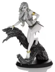 MARVEL Dynamite Sheena J. Scott Campbell Statue #175/405 Black White Edition