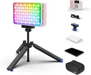 Amaran Ace 25c RGBWW Full Colour LED Light - Kits, 32W On-Camera Video Light, 2300K-10000K, 5908 Lux @ 0.5 m, USB-C Fast Charge, Magnetic Mounting, Wireless Amaran App Control - Pink