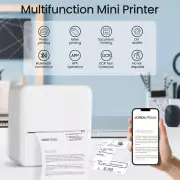Printer Mini, Inkless, Sticker Maker, Free Cut Small Pocket Printer Portable
