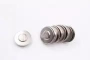 10x ROUND Magnetic Badge 20mm 3M Foam S/Adh | Strong Neo Badge Magnet Holder