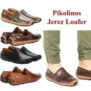 Mens Pikolinos Jerez Leather Loafers Slip On Driver Moccasins Men's Casual Shoes