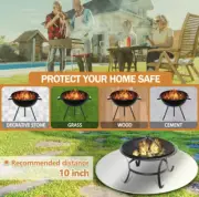 NEW Vumdua Grill Fire Pit Mat for Deck, 36" Diameter Round Fireproof Outdoor