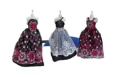 Dress for 11.1/2" Barbie Type Doll - 3 One Off Designs.