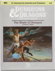 TSR Dungeons & Dragons IM2 THE WRATH OF OLYMPUS by Robert J. Blake (1987) NEW