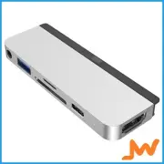 HyperDrive 6-in-1 USB-C Hub for iPad Pro - Silver