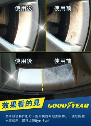 【現貨】固特異鋁圈亮光劑500ml 汽車鋁圈保養 鋁圈 汽車百貨 車子用品 車用 清潔用品 柚柚的店 (10折)