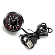 Quartz Car Dashboard Clock with Glass Mirror for Automotive Accessories