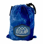 Equip Craft Dyed Recycled Polyester Travel 1 Person Hammock Blue NEW