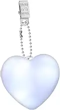 ABOOFAN Luminous Bag Travel Small Bags Drawstring Bags Mini Tassel Paintable Decoration Asymmetrical Earrings for Women Fringe Hand Chain Small Purse White Abs