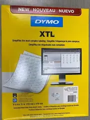 1908552 Dymo Label 1" x 7/8" Laminated Wire/Cable Wrap Sheet Labels