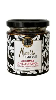 Morella Grove Gourmet Chilli Crunch in Extra Virgin Olive Oil, 125ml, 250ml, 1L- V