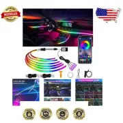 Customizable RGB Car Neon Lights - 593 LEDs with Smart APP Control (175 in)