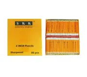 SKKSTATIONERY Half Pencils with Eraser Tops, Golf, Classroom, Pew - #2 HB,
