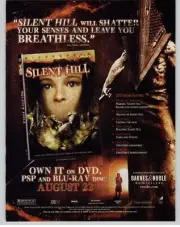 2007 Silent Hill DVD Blu-Ray Release Premier Promo Vintage Print Ad/Poster