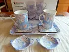 MAXWELL WILLIAMS DESIGNER HOMEWARES "FLORAL POEM" 7 PIECE AFTERNOON TEA SET