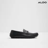 在飛比找momo購物網優惠-【ALDO】CAIRNS-時尚格紋馬銜釦飾樂福鞋-男鞋(黑色
