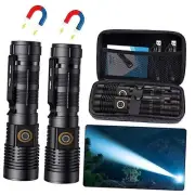Rechargeable Tactical Flashlights 20000 High Lumens - 1500 Meters Long Beam