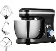 Electric Stand Mixer, Food Mixers for Baking 3-in-1,1200W Kitchen Electric Mixer, 6-Speed, with Pulse Button,5L Stainless Steel Bowl,Dough Hook, Wire Whip Beater,for Most Home Cooks