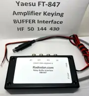 YAESU FT-847 HF/VHF/UHF Amplifier keying relay interface for buffer switching