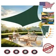 Curved Rectangle Sun Shade Sail 12'x12' - Breathable & Weather-Resistant