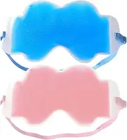 Reusable Cold Eye Masque | Gel Ice Pack Cooling Eye,Cold and Hot Compress Sleeping Aid Equipment for Car, Business Trip, Travel, Home
