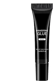 Nail Glue Gel - Nail Gem Glue, Nail Glue Extra Strong, Super Adhesive Nail Gel for Gems, Gel Nail Glue for Nail Extensions Strengthening, Nail Bond Glue for False Nails and Nail Extension Glue