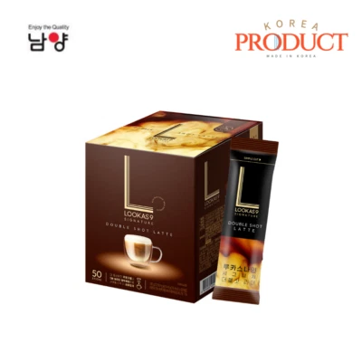 NAMYANG Lookas 9 DOuble Shot Latte Instant Coffee (14.9 x 50T) 3 in 1 Inst