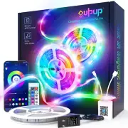 50ft Bluetooth LED Strip Lights with Music Sync