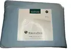 Morgan & Finch Caton Super King Bed Sheet Set 500TC Blue (20917003) - New