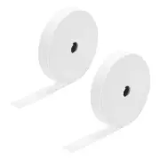 2pcs Elastic Bands for Sewing 0.8" 20 Yards White Knit Elastic Spool