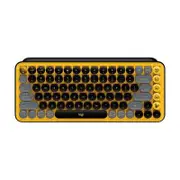 Logitech POP Keys Wireless Mechanical Gaming Keyboard - Blast Yellow
